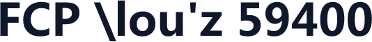 FCP \lou'z 59400