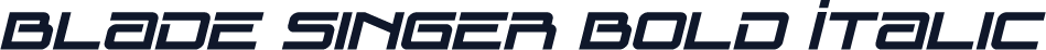 Blade Singer Bold Italic