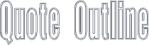 Quote Outline
