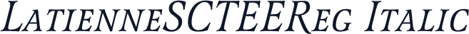 LatienneSCTEEReg Italic