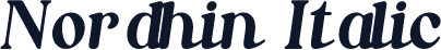 Nordhin Italic