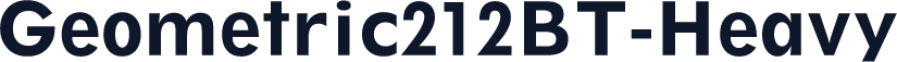 Geometric212BT-Heavy