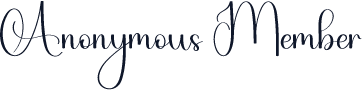 Anonymous Member