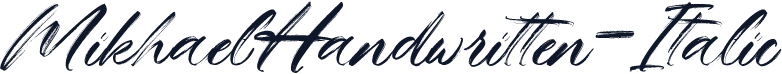 MikhaelHandwritten-Italic
