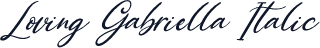 Loving Gabriella Italic