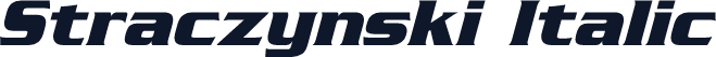 Straczynski Italic