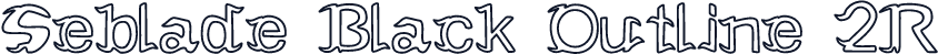 Seblade Black Outline 2R