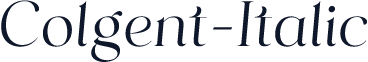 Colgent-Italic