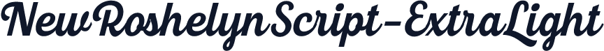 NewRoshelynScript-ExtraLight