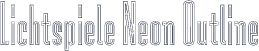 Lichtspiele Neon Outline