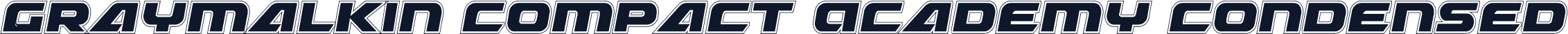 Graymalkin Compact Academy Condensed