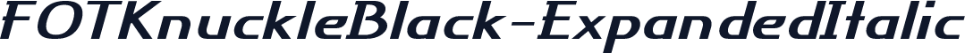 FOTKnuckleBlack-ExpandedItalic