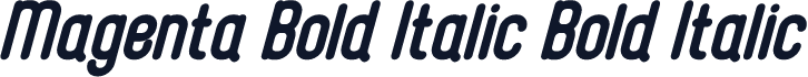 Magenta Bold Italic Bold Italic