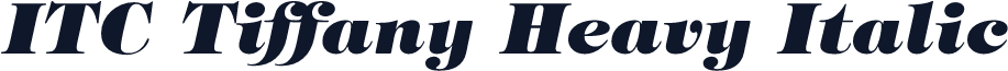 ITC Tiffany Heavy Italic