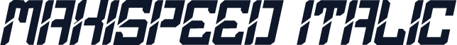 Maxispeed Italic