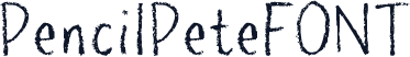 PencilPeteFONT