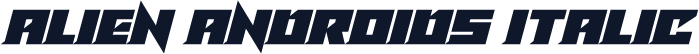 Alien Androids Italic