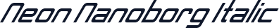 Neon Nanoborg Italic