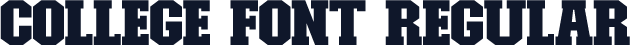 College Font Regular