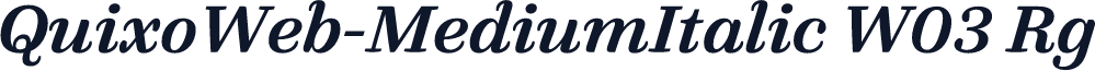 QuixoWeb-MediumItalic W03 Rg