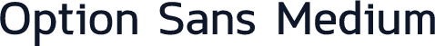 Option Sans Medium