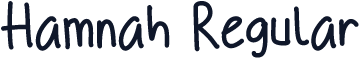 Hamnah Regular