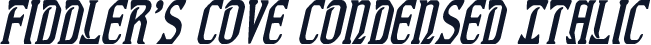 Fiddler's Cove Condensed Italic