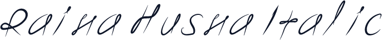 Raina Husna Italic