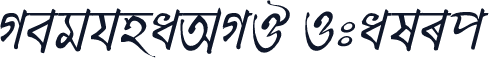 MeghnaAMJ Italic