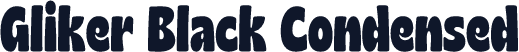 Gliker Black Condensed