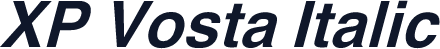 XP Vosta Italic