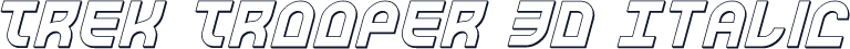 Trek Trooper 3D Italic