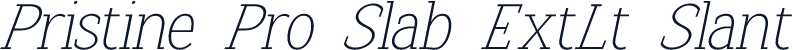 Pristine Pro Slab ExtLt Slant