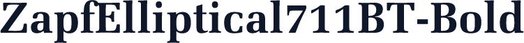 ZapfElliptical711BT-Bold
