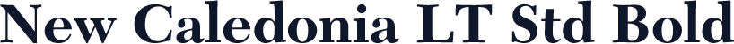 New Caledonia LT Std Bold