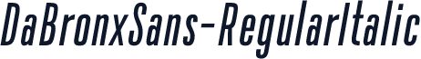 DaBronxSans-RegularItalic