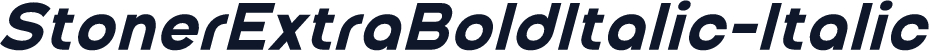 StonerExtraBoldItalic-Italic