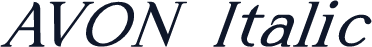 AVON Italic