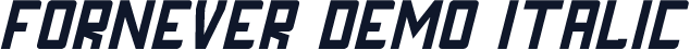 FORNEVER DEMO Italic
