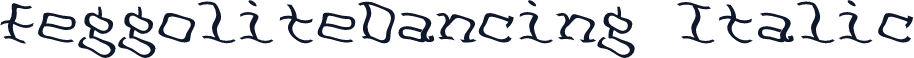 FeggoliteDancing Italic
