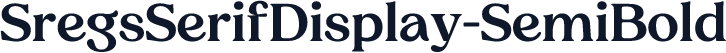 SregsSerifDisplay-SemiBold