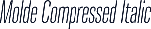 Molde Compressed Italic