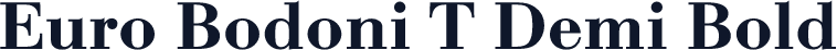Euro Bodoni T Demi Bold