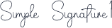 Simple Signature1