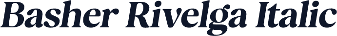 Basher Rivelga Italic
