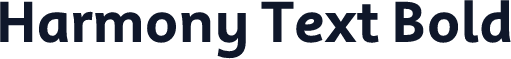 Harmony Text Bold