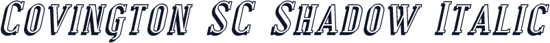 Covington SC Shadow Italic