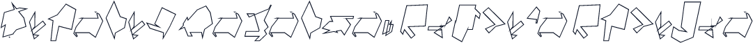 Siberia Reversed Outline Oblique