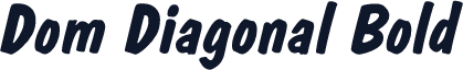 Dom Diagonal Bold