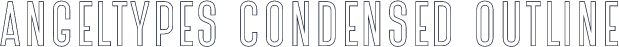 Angeltypes Condensed Outline
